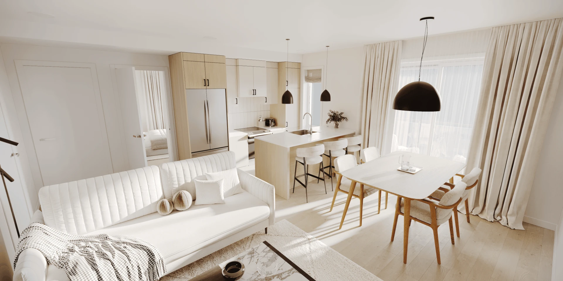 Intérieur d’un appartement du Picardie